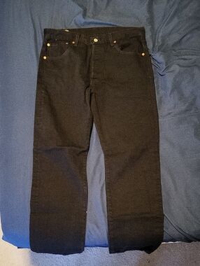 Classic Levi Black Straight-Leg Jeans